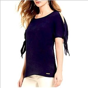 Michael Kors Tie-Sleeve Top